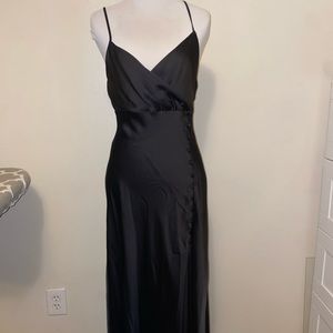 Long Slit Black dress